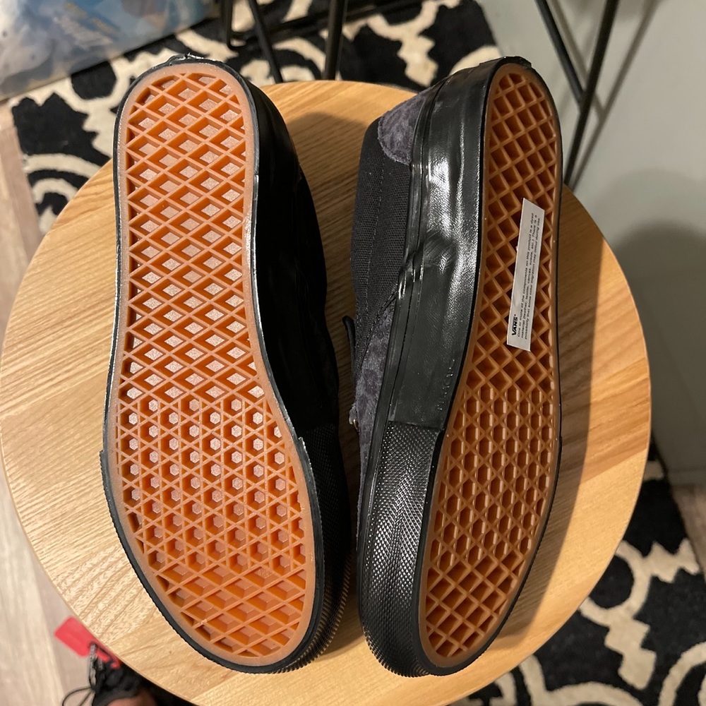 Slip on cherry cheetah vans. - Picture 2 of 5